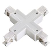 135052 PORT NT19 257 белый Соединитель «Х» с токопроводом для трехфазного шинопровода IP20 220V