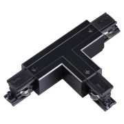 135059 PORT NT19 257 черный Соединитель «Т» правый внутренний с токопроводомдля трехфазн.шинопровода