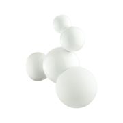 6565/1W MODERNI LN26 178 белый/белый матовый/металл/стекло Бра E27 1*40W 220V BLASEN