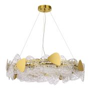 6582/8 NEOCLASSI LN26 195 золотой/прозрачный, золотой металл/стекло, металл Люстра подвесная E14 8*40W 220V QUEENY