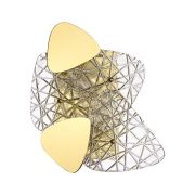 6582/2W NEOCLASSI LN26 196 золотой/прозрачный, золотой металл/стекло, металл Настенный светильник E14 2*40W 220V QUEENY