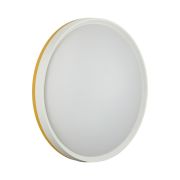 7709/DL COLOR SN 154 Светильник пластик/белый/желтый LED 48Вт 4000К D420 IP43 KEZO YELLOW