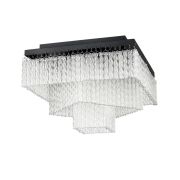 6576/11CS CLASSI LN24 000 черный/прозрачный/металл/стекло Люстра потолочная G9 11*20W 220V SPIRALS