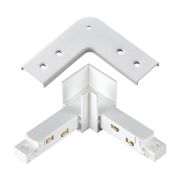 135104 SHINO NT20 117 белый Соединитель с токопроводом для шинопровода «L» IP20 48V FLUM