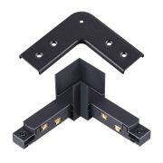 135105 SHINO NT20 117 черный Соединитель с токопроводом для шинопровода «L» IP20 48V FLUM