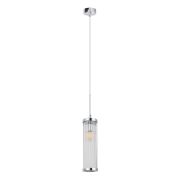 Crystal Lux Светильник подвесной Crystal Lux TADEO SP1 D100 CHROME/TRANSPARENTE
