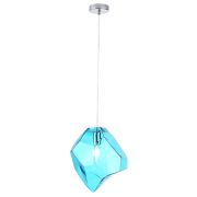 Crystal Lux Светильник подвесной Crystal Lux NUESTRO SP1 CHROME/BLUE
