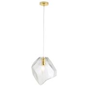 Crystal Lux Светильник подвесной Crystal Lux NUESTRO SP1 GOLD/TRANSPARENT