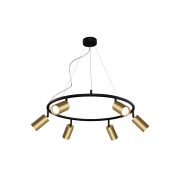 Crystal Lux Светильник подвесной Crystal Lux CLT 015C6 D600 BL-GO