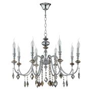 Crystal Lux Люстра Crystal Lux MERCEDES SP8 CHROME/SMOKE