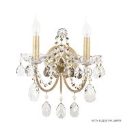 Crystal Lux Бра Crystal Lux ODELIS AP2 GOLD