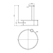 Подвесной светильник Maytoni MOD016PL-L52BK