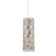 Crystal Lux Светильник подвесной Crystal Lux LIRICA SP3 CHROME/GOLD-TRANSPARENT