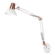 3344/1W MODERN ODL17 459 белый/медный Бра-трансформер с выключателем E27 60W 220V KAPAL