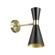 3662/1W MODERNI LN26 214 античная бронза/матовый черный Бра E14 60W 220V QUINN