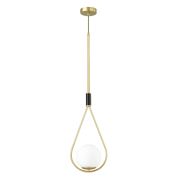 4810/1 PENDANT ODL21 415 золтой/черный/белый Подвес E14 1*40W FLARI