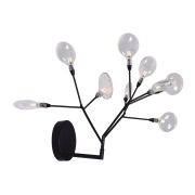 Crystal Lux Бра Crystal Lux EVITA AP9 BLACK/TRANSPARENT