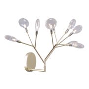 Crystal Lux Бра Crystal Lux EVITA AP9 GOLD/TRANSPARENT
