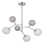 SLE1107-103-06 Светильник подвесной Хром/Белый, Серый G9 LED 6*5W 4000K MALTE