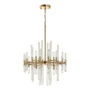 4988/8 HALL ODL22 641 золотой/стекло Люстра E14 8*40W STIKA