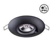 370792 SPOT NT21 530 черный Светильник встраиваемый влагозащищенный IP44 GU10 50W 220V WATER