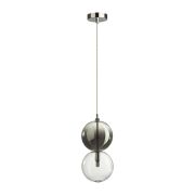 4980/1A PENDANT ODL22 000 хром/дымчатый/стекло Подвес G9 1*40W TWIXY