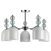 5235/5C MODERNI LN26 151 хром Люстра потолочная E27 5*40W 220V GILLIAN