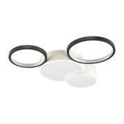 5253/64CL LEDIO LN26 291 белый, черный Люстра потолочная диммир. с ДУ LED 64W 220V NORBERT