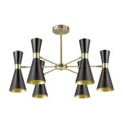 3662/6C MODERNI LN26 214 античная бронза/матовый черный Люстра потолочная E14 6*60W 220V QUINN