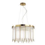 4788/7 HALL ODL21 643 золото/металл/стекло Люстра E14 7*40W YORK