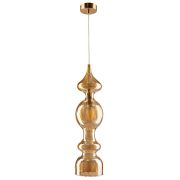 Crystal Lux Светильник подвесной Crystal Lux IRIS SP1 A AMBER