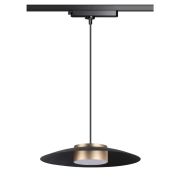 358592 PORT NT21 216 черный/золото Светильник трековый однофазный трехжильный, провод 1м IP20 LED 4000K 18W 220-240V PILZ