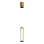 SL6224.303.01 Светильник подвесной ST-Luce Латунь/Прозрачный LED 1*8W 4000K BAMBOO