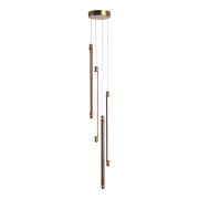 SL6225.303.04 Светильник подвесной ST-Luce Латунь/Терракотовый, Белый LED 4*6W 3000K BRICK