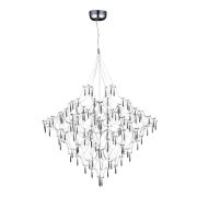 SL6601.103.114 Светильник подвесной ST-Luce Хром/Прозрачный LED 114*0,5W 3000K GRAVETTA