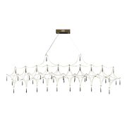 SL6603.203.23 Светильник подвесной ST-Luce Золотистый/Прозрачный LED 1*23W 4000K GRAVETTA