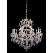 Crystal Lux Люстра Crystal Lux ISABEL SP11 GOLD/TRANSPARENT
