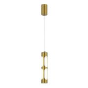 SL6237.303.01 Светильник подвесной ST-Luce латунь/белый LED 1*6W 4000K DALLAMOS
