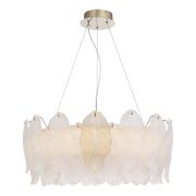 SL6135.213.01 Светильник подвесной ST-Luce золото/прозрачный, янтарный LED 1*42W 3000K LIGHTSOME
