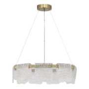 SL6021.203.54 Светильник подвесной ST-Luce золотистый/прозрачный LED 1*54W 3000K VOILE