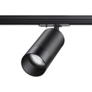 370861 PORT NT22 202 черный Светильник трековый однофазный двухжильный IP20 GU10 9W 220V SLIM