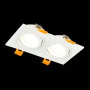 ST251.508.02 Св-к встр. Белый GU10 2*50W IP20 L170xW92xH27 220V Без ламп Встраиваемые светильники