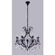 Crystal Lux Люстра Crystal Lux MAGNIFICO SP13 BLACK/TRANSPARENT