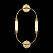 SL6004.301.02 Бра ST-Luce Латунь/Белый LED 2*4W 3000K OLBIA