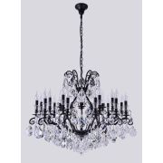 Crystal Lux Люстра Crystal Lux MAGNIFICO SP19 BLACK/TRANSPARENT