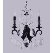 Crystal Lux Бра Crystal Lux MAGNIFICO AP2 BLACK/TRANSPARENT