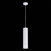 ST115.533.12 Светильник подвесной Белый LED 1*12W 3000K 936Lm Ra>90 120° IP20 D80xH300 165-265V Подвесные светильники