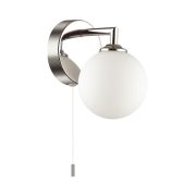 4565/1W VINTAGE LN22 000 хром, белый Бра с выключателем G9 1*40W IP44 220V PIPER