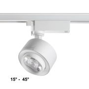 358943 PORT NT22 218 белый Светильник трековый однофазный трехжильный IP20 LED 4000К 15W 220V EDDY