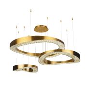 07676-80+60+40,20 Люстра Тауна бронза Led 140W